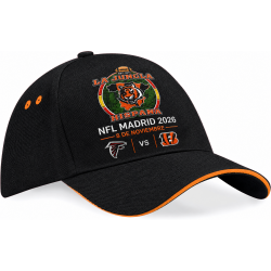 Gorra Partido NFL Madrid 2026 Falcon Bengals Jungla Hispana