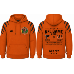 Sudadera NFL Madrid 2026 Bengals Modelo Básico