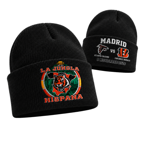 Gorro La Jungla Hispana NFL Madrid 2026 Cincinnati Bengals
