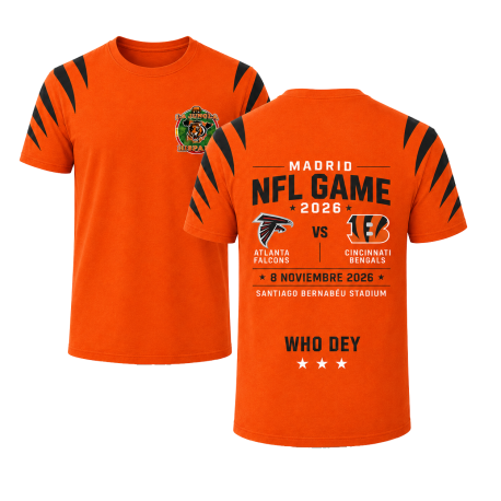 Camiseta naranja GameDay La Jungla Hispana Bengals