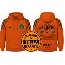 Sudadera NFL Madrid 2026 Bengals Modelo Básico