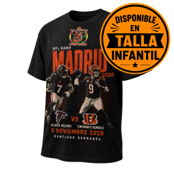 Camiseta Gameday Madrid 2026 Falcos vs Bengals La Jungla Hispana