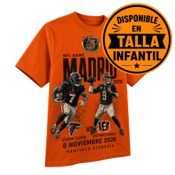Camiseta Gameday Madrid 2026 Falcos vs Bengals La Jungla Hispana
