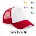 Gorra de malla infantil personalizada
