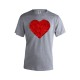 Camiseta con corazón lentejuelas personalizable