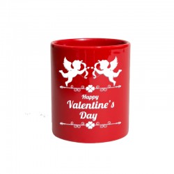 Taza roja personalizada San Valentín